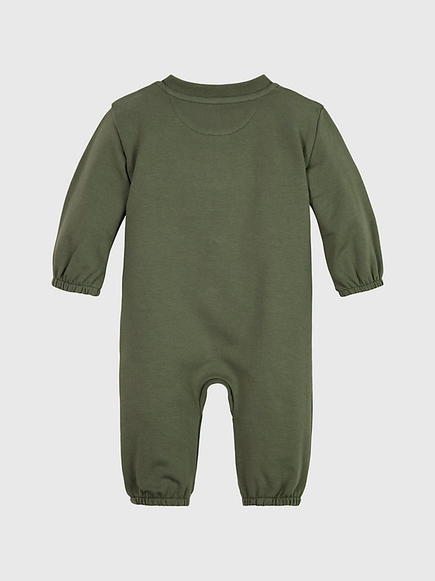 body avec logo pour nouveau-né green pour newborn calvin klein jeans