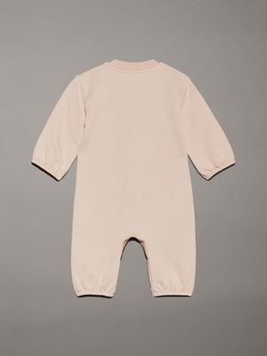 meringue blush newborn logo onesie for newborn calvin klein jeans