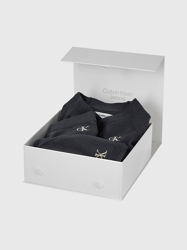 set regalo loungewear neonato grey da newborn calvin klein jeans