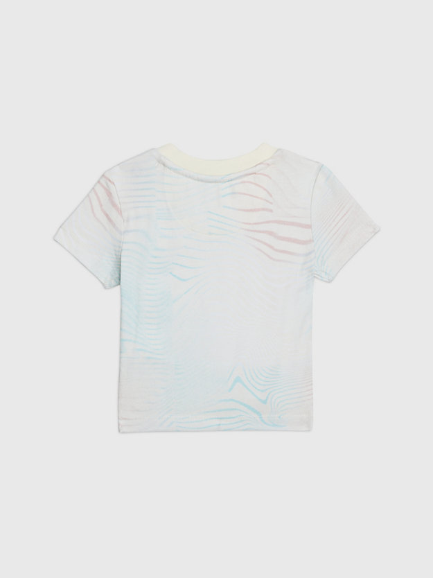summer wave newborn all-over printed t-shirt for newborn calvin klein jeans