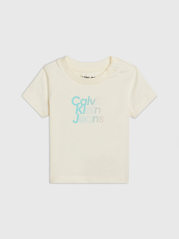 papyrus newborn gradient logo t-shirt for newborn calvin klein jeans
