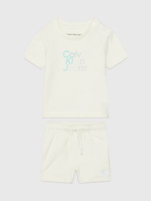 Calvin Klein MULTI Baby Girl's 2-Piece Logo T-Shirt & Leggings Set, US 24M  