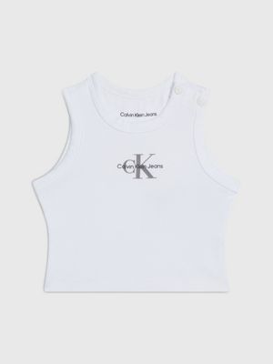 Calvin Klein Two Tone Monogram Tank Top Calvin Klein