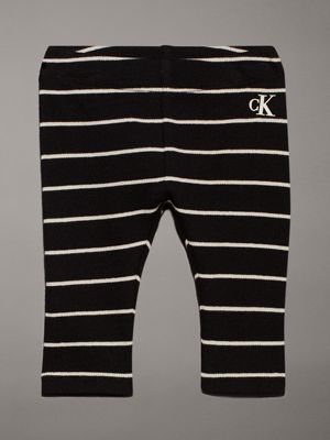 black newborn striped leggings for newborn calvin klein jeans