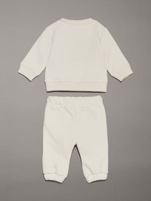 Baby white tracksuit on sale