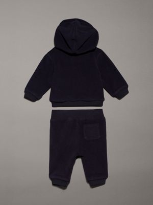 night sky newborn fleece tracksuit for newborn calvin klein jeans