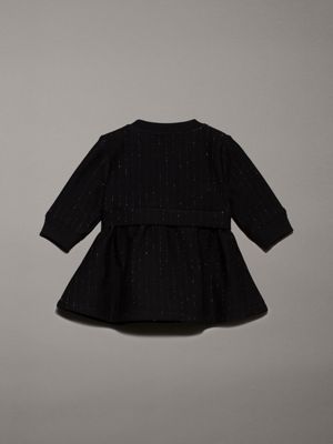 ck black silver pinstripe newborn slim pinstripe dress for newborn calvin klein jeans