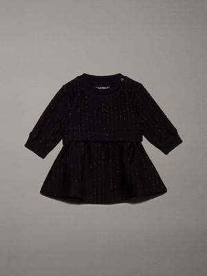 black newborn slim pinstripe dress for newborn calvin klein jeans