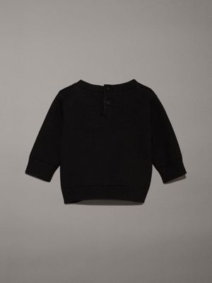 ck black newborn logo jumper for newborn calvin klein jeans