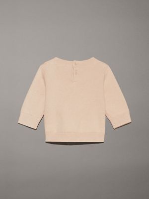 pink newborn logo jumper for newborn calvin klein jeans