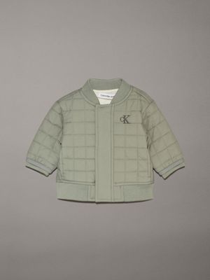 Newborn Quilted Bomber Jacket Calvin Klein IN0IN00246MSW