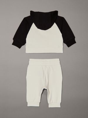 turtledove newborn colourblock tracksuit for newborn calvin klein jeans