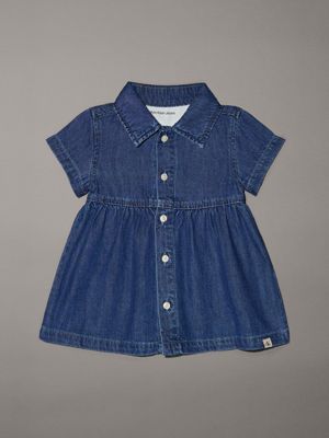 denim newborn denim lyocell dress for newborn calvin klein jeans