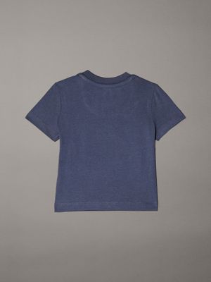 grisaille newborn logo t-shirt for newborn calvin klein jeans