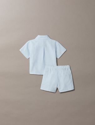 niagara mist newborn linen 2 piece set for newborn calvin klein jeans