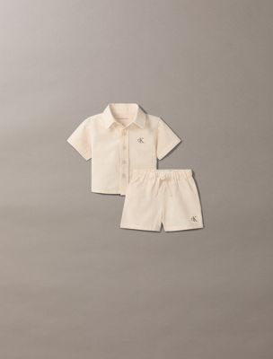grey newborn linen 2 piece set for newborn calvin klein jeans