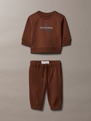 brown newborn starter giftset for newborn calvin klein jeans