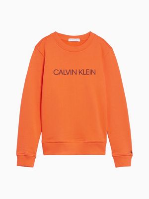 orange calvin klein jumper