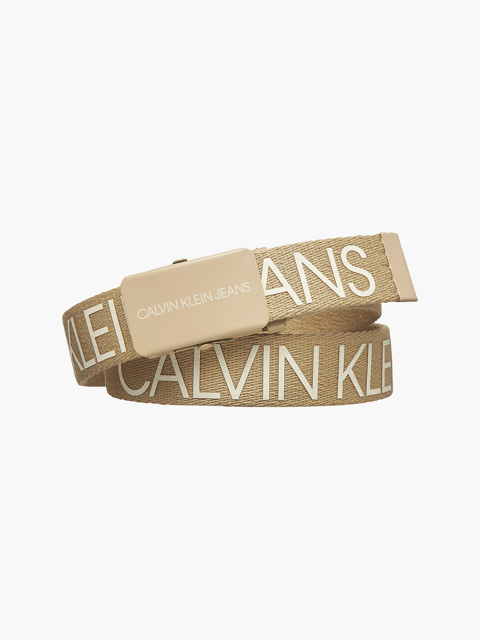 Calvin Klein Accessori Cinture e bretelle Cinture Cintura con logo in tela unisex 