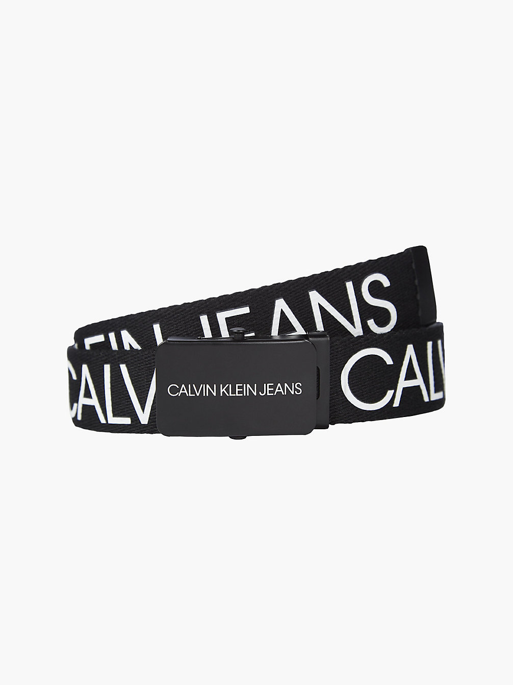 CK BLACK Kids Canvas Logo Belt undefined girls Calvin Klein