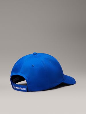 ultra blue kids' logo baseball cap for kids gender inclusive calvin klein jeans