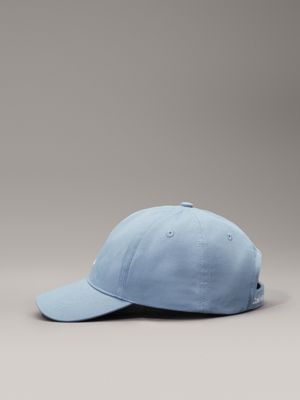 faded denim kids' logo baseball cap for kids gender inclusive calvin klein jeans