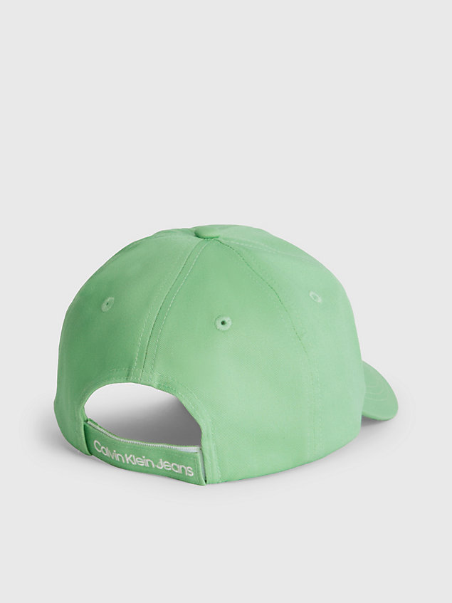 green unisex organic cotton cap for kids unisex calvin klein jeans