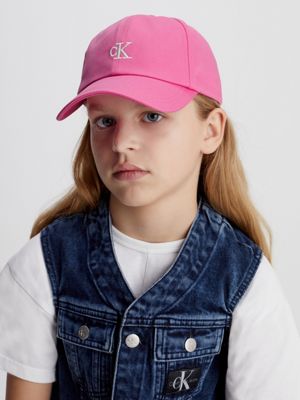 Kids\' Cotton Monogram Cap Klein® | IU0IU00150TO5 Calvin