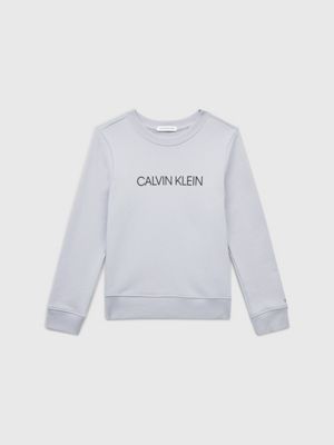 loterij Hedendaags Geruïneerd Sweatshirt met logo voor kinderen Calvin Klein® | IU0IU00162VXQ