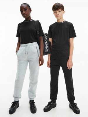 Unisex Logo Collar T Shirt Calvin Klein Iu0iubeh