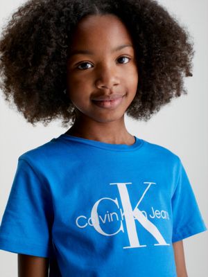 Overeenkomstig Dekbed Citaat T-shirt met logo van biologisch katoen voor kinderen Calvin Klein® |  IU0IU00267C4W