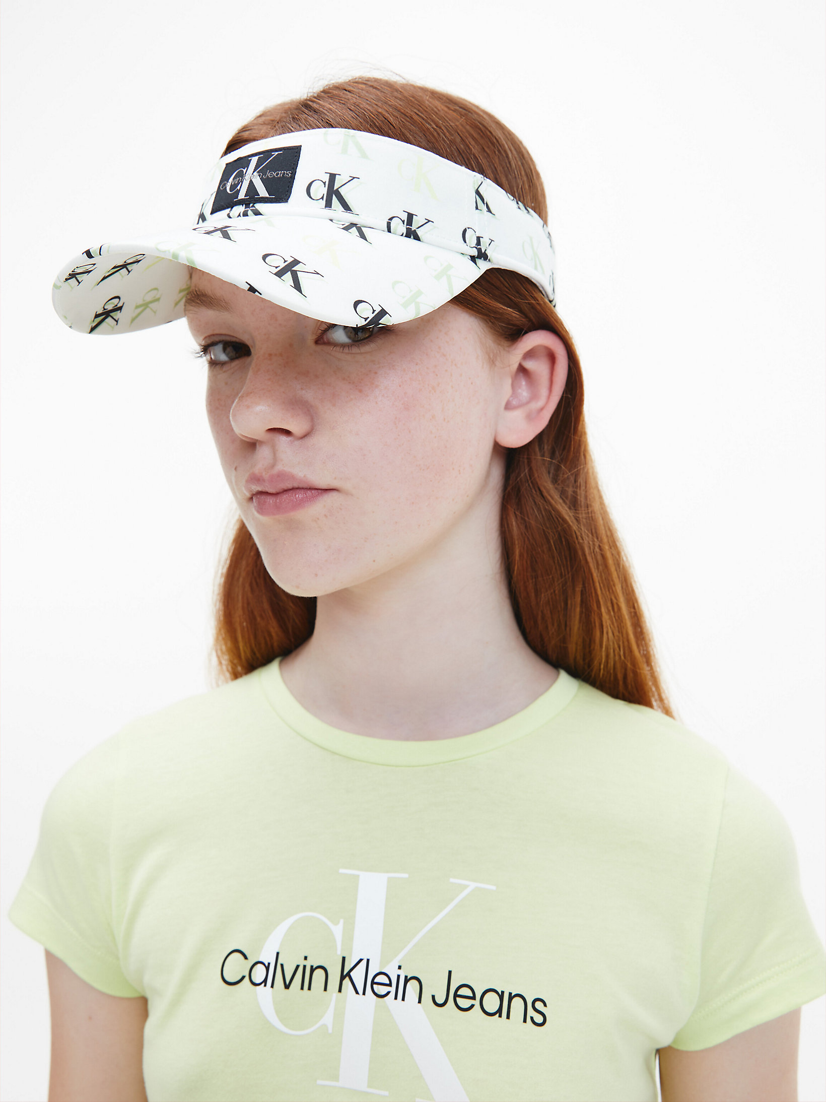 Visiera bambino in poliestere riciclato Calvin Klein Bambino Accessori Cappelli e copricapo Cappelli con visiera 