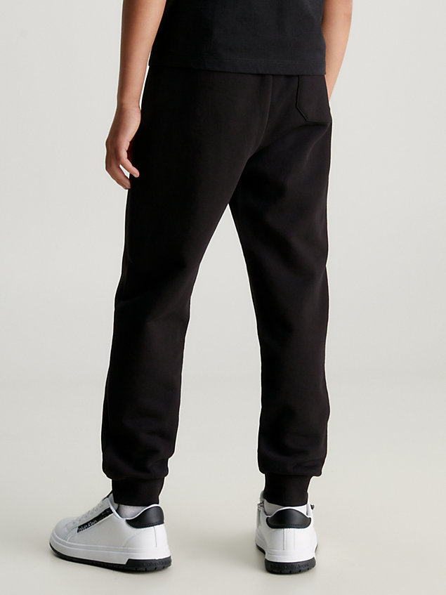 black lässige unisex-jogginghose für kids unisex - calvin klein jeans
