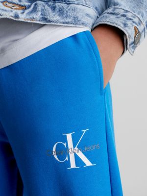 corrib river blue unisex relaxed joggers for kids unisex calvin klein jeans