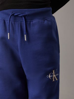 pigment blue kids' relaxed joggers for kids gender inclusive calvin klein jeans