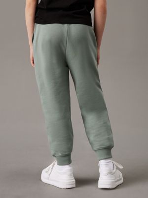 meteor green kids' relaxed joggers for kids gender inclusive calvin klein jeans