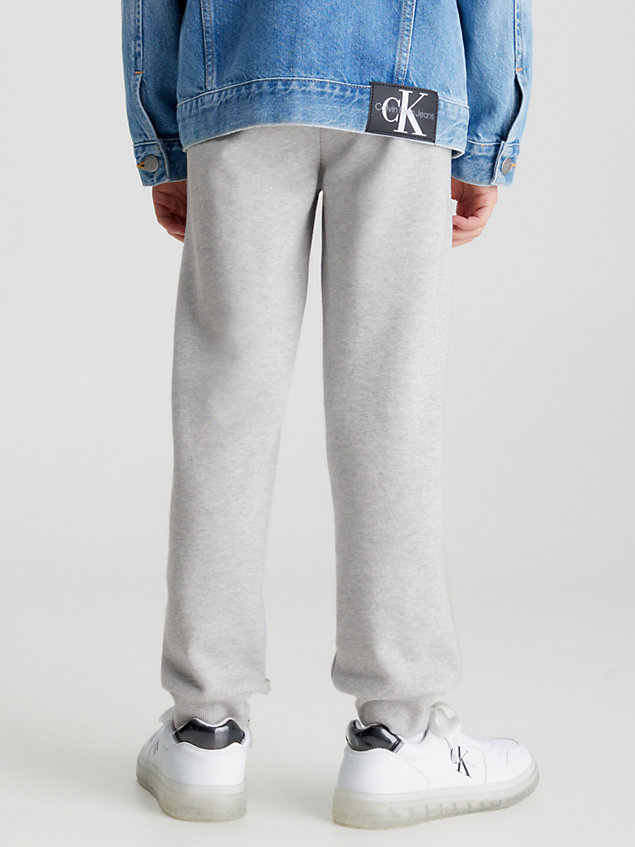 grey lässige unisex-jogginghose für kids unisex - calvin klein jeans