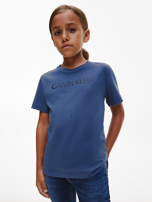 AEGEAN SEA Kids Organic Cotton Logo T-shirt for kids unisex CALVIN KLEIN JEANS