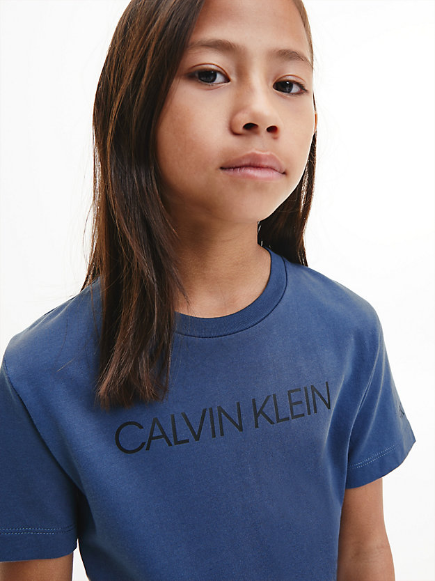 AEGEAN SEA Kids Organic Cotton Logo T-shirt for kids unisex CALVIN KLEIN JEANS