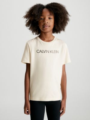 ik wil Houden Incubus T-shirt met logo van biologisch katoen voor kinderen Calvin Klein® |  IU0IU00298PGB