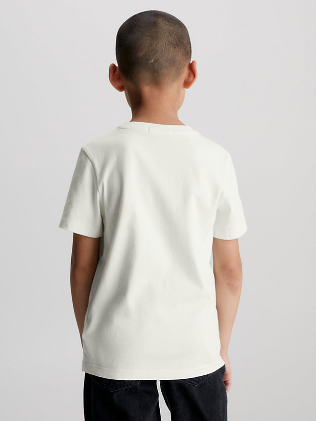 green katoenen unisex t-shirt voor kids unisex - calvin klein jeans