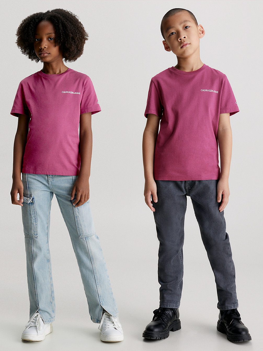 Camiseta Unisex De Algodón > AMARANTH > undefined kids unisex > Calvin Klein