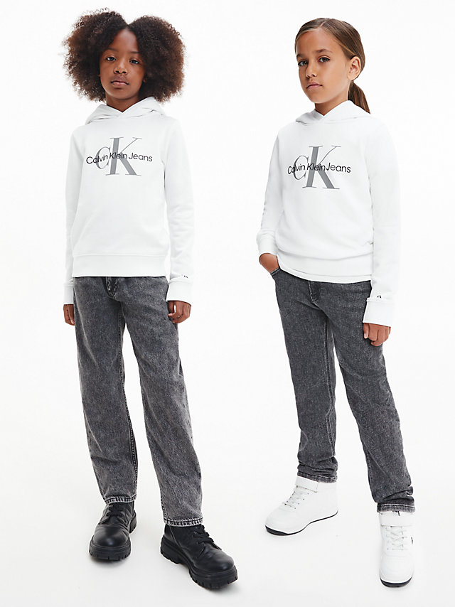 Sudadera Unisex Con Capucha Y Logo > Bright White > undefined kids unisex > Calvin Klein