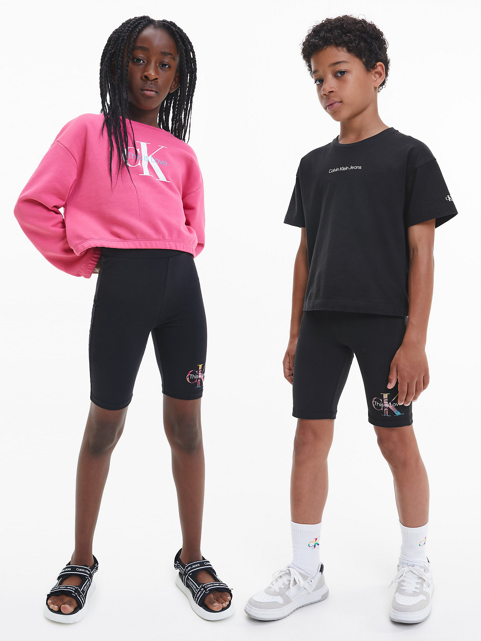 CK Black > Unisex-Radler-Shorts - Pride > undefined kids unisex - Calvin Klein