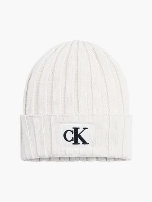 EGGSHELL Bonnet côtelé unisexe for kids unisex CALVIN KLEIN JEANS