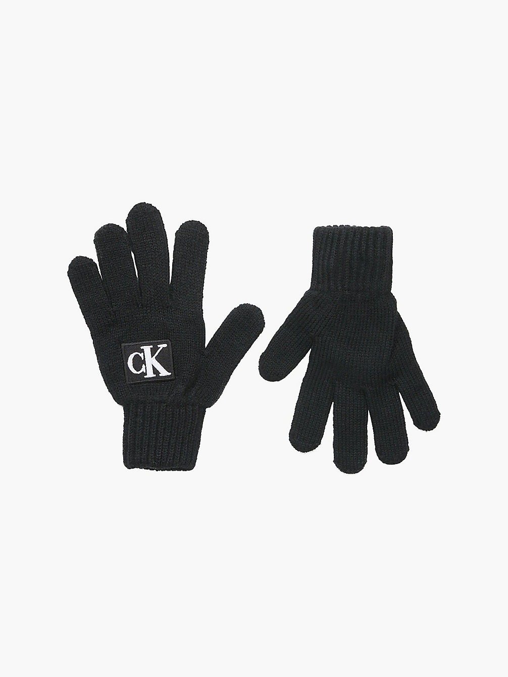 CK BLACK Gants Unisexes Avec Logo undefined kids unisex Calvin Klein