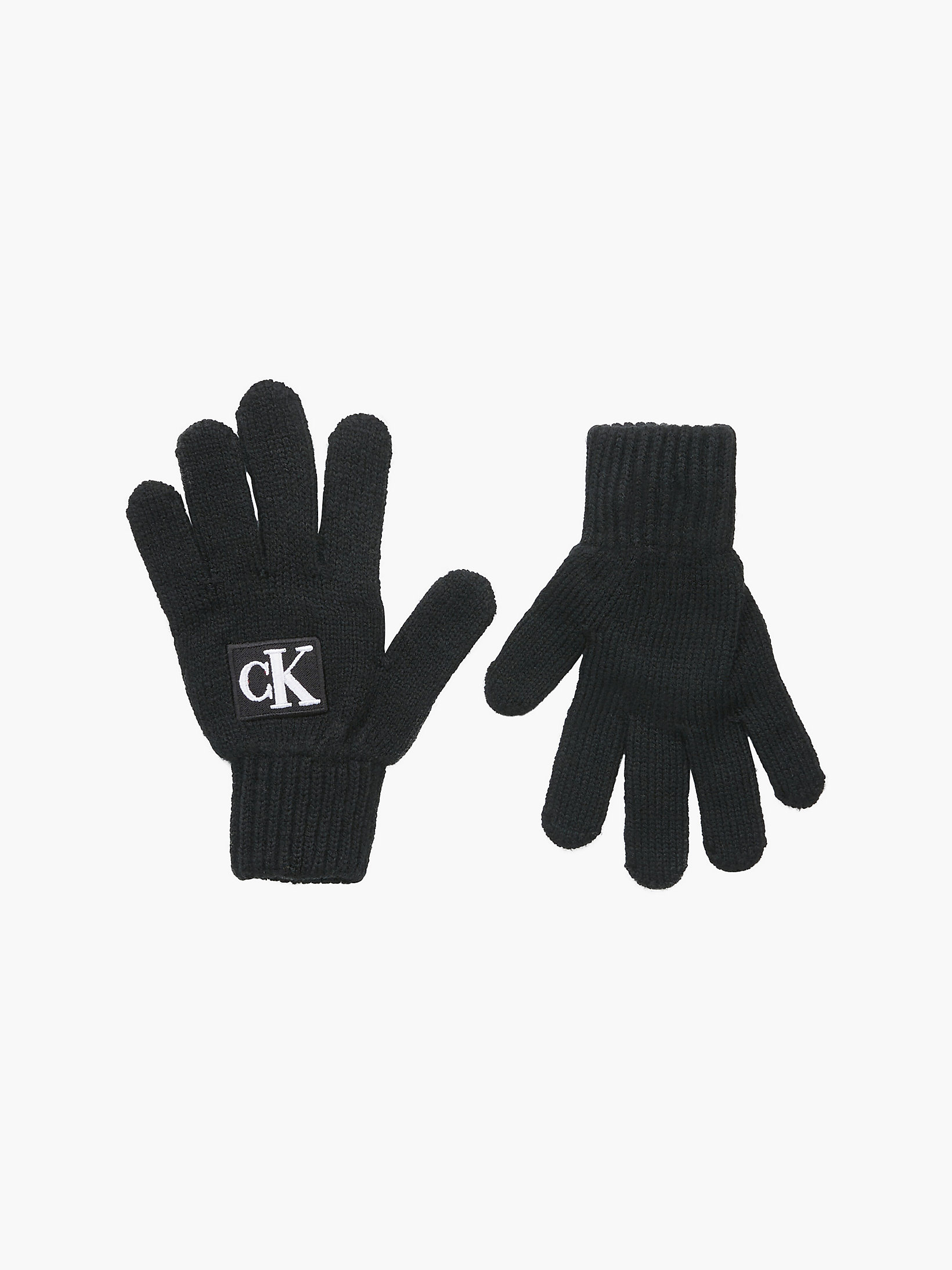 CK Black > Перчатки унисекс с логотипом > undefined kids unisex - Calvin Klein