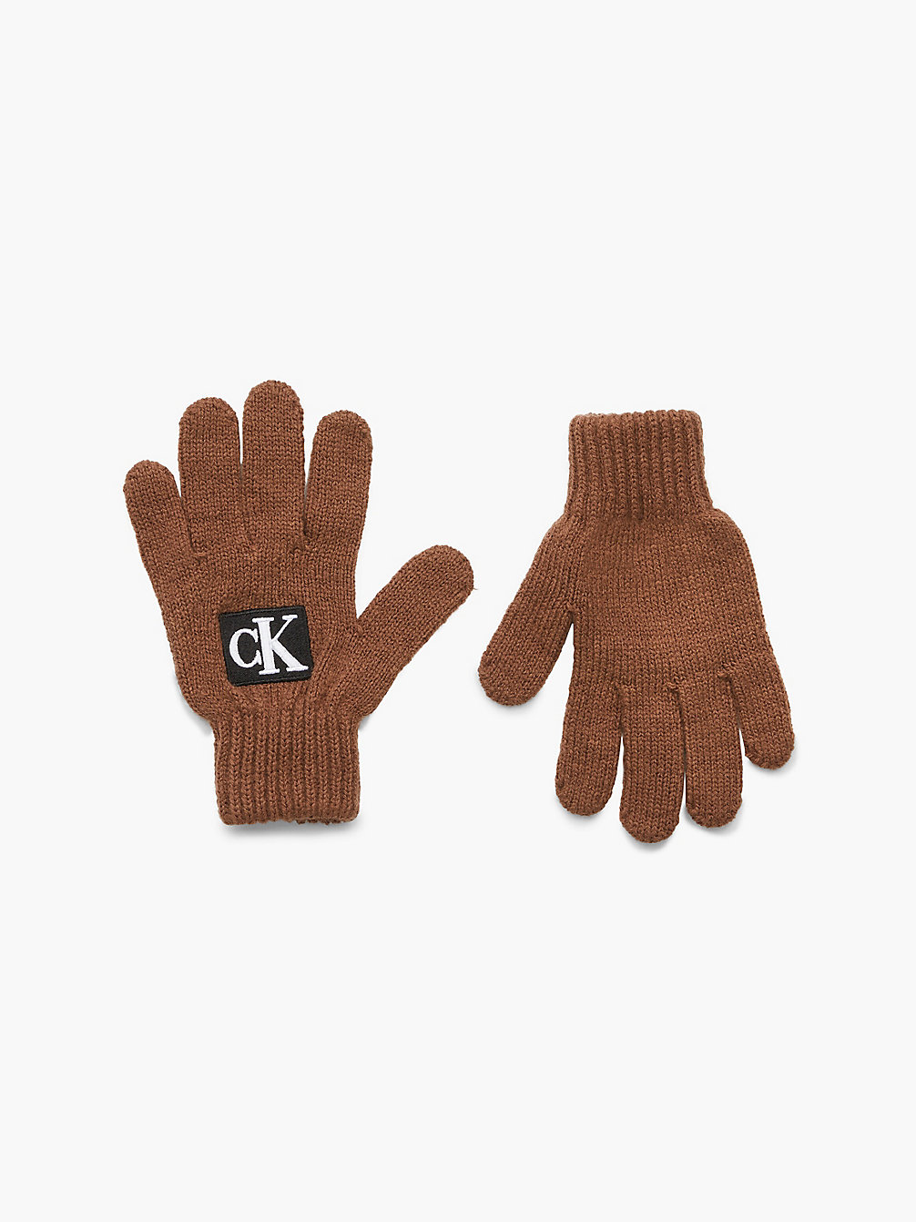 MILK CHOCOLATE Unisex-Logo-Handschuhe undefined kids unisex Calvin Klein