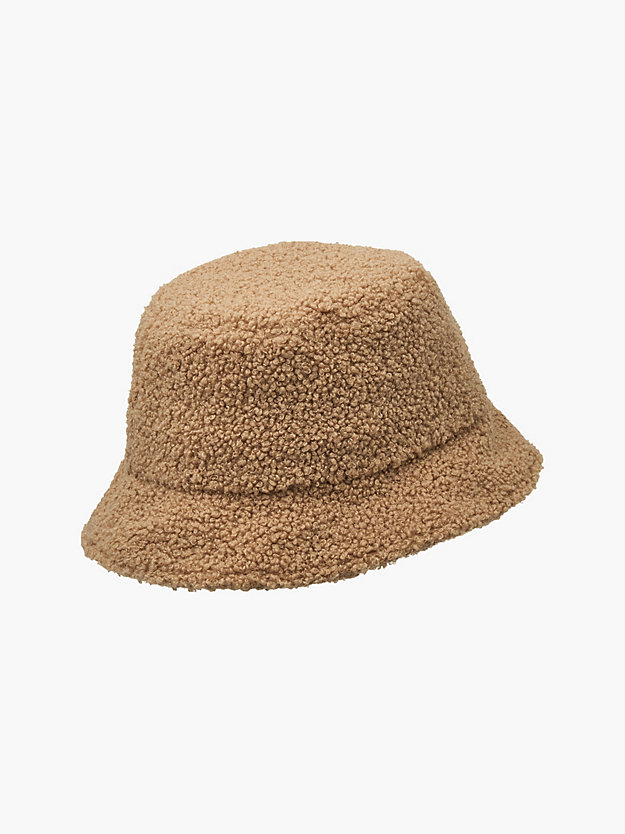 TIMELESS CAMEL Unisex Teddy Bucket Hat for kids unisex CALVIN KLEIN JEANS