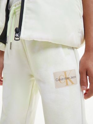 sun bleached aop unisex tie dye joggers for kids unisex calvin klein jeans